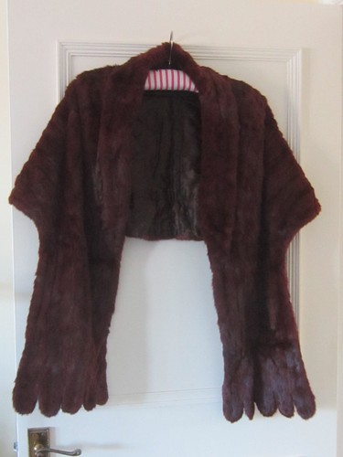 Vintage 1920 rabbit fur - rabbit,