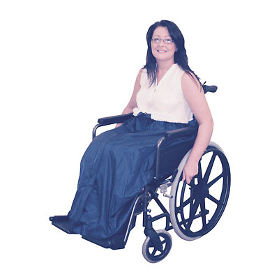 Fleece lined wheelchair cosy - wheelchair,