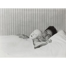Abbott Jean Cocteau Bed Mask Sleeping Photo Canvas Wall Art Print Poster