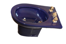 Vintage Garden Planter Bidet Indigo colour Collection or Courier