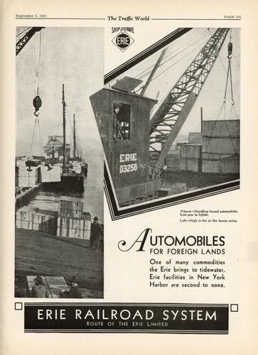 1931 erie railroad vintage - 1931,