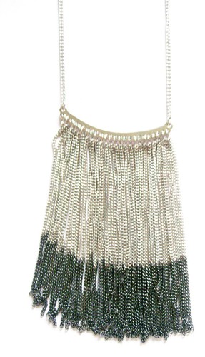 Jaeger fringed necklace - jaeger,