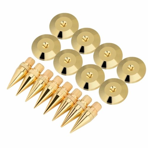 Gold speaker spikes - spikes, copper