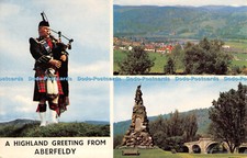 R523429 A Highland Greeting From Aberfeldy Highland Pipes Multi View