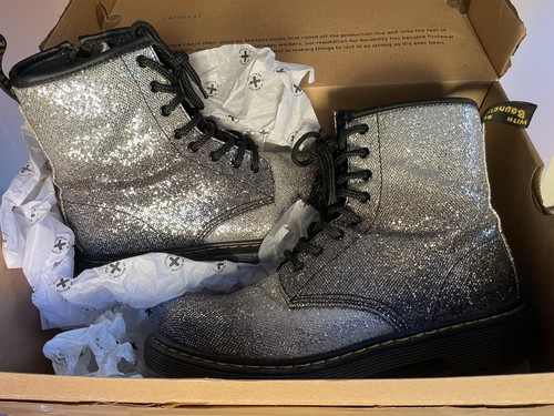 Martens silver glitter 1460 - martens,