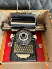 Rare Antique German Junior Typewriter Toy in Original Box 