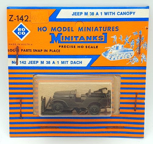 1960 carded roco - carded, minitanks