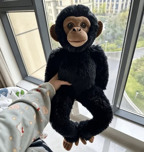 Realistic chimpanzee plush - chimpanzee,