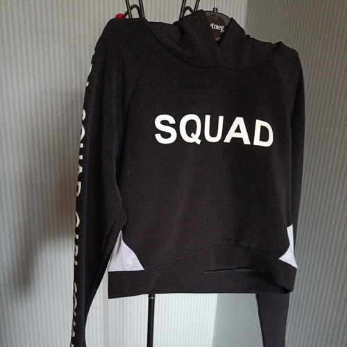 Girls squad black top - girls,