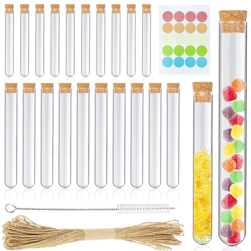 20x plastic test tubes 30ml - test,