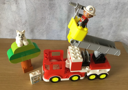 Lego duplo fire - lego, truck