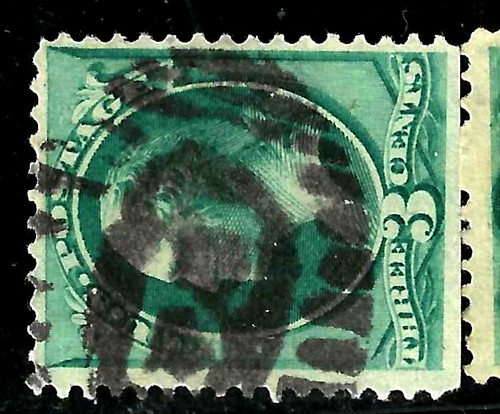 157 fancy cancel unusual - el-157,