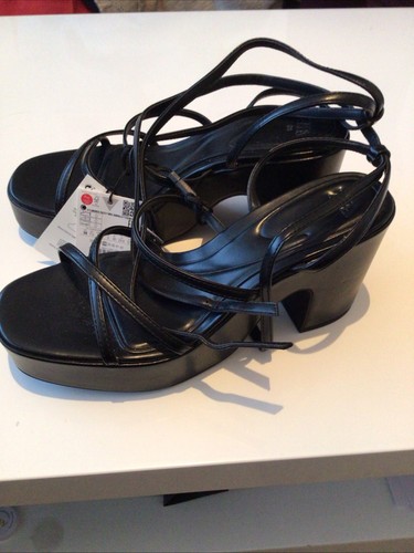Womans zara black - womans, strappy