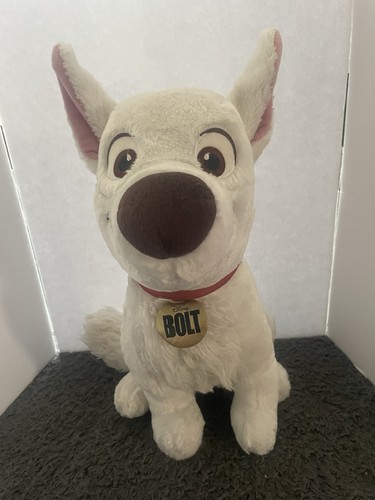 Disney bolt plush dog white - bolt,