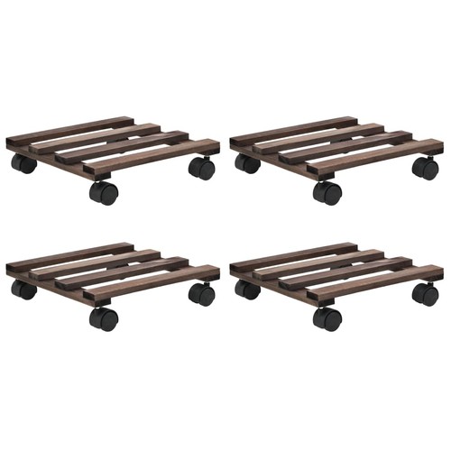 Plant rollers cedar wood - 4x,