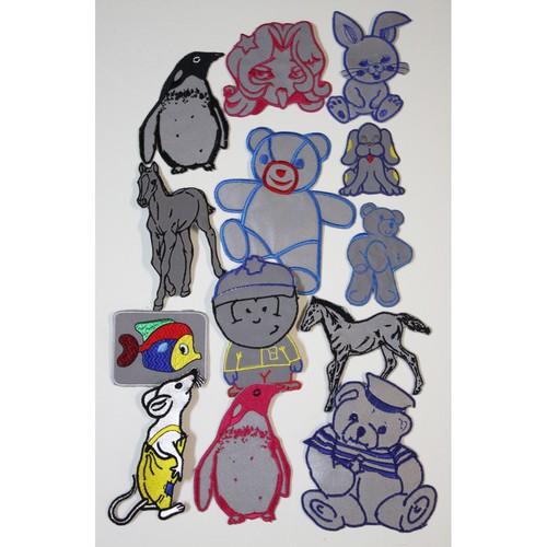 Patch reflective kids - x,