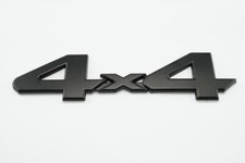 Black metal 4X4 Emblem/Badge Truck/Suv/Pickup Rear Tailgate Tail Gate Door 4WD