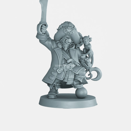 Dwarf pirate fantasy d - pirate, d&d