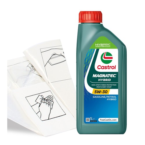 Engine oil topup castrol - engine,