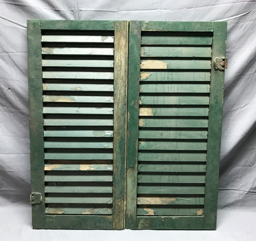 Pair antique small window - small, wood