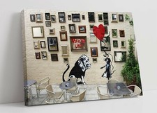 BANKSY LION BALLOON GIRL