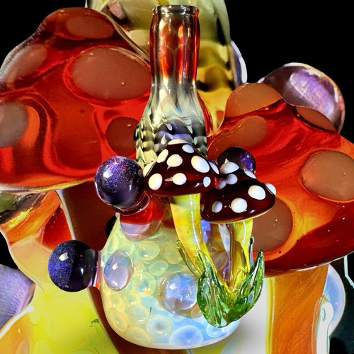 Heady glass bottle rig - 6”,