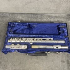 Vintage Boosey and Hawkes Emperor Copper Pattern Flute Boxed Fair Condition