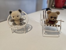 1980s Vintage Flocked Mini