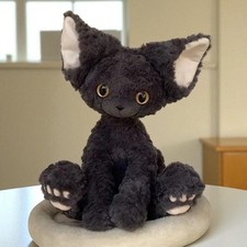 16" Black Cat Plush Toy Cute