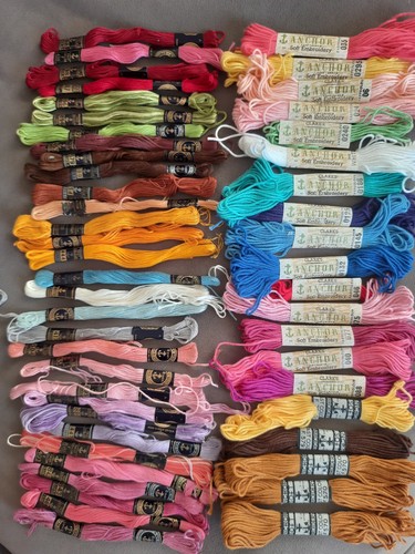 Vintage skeins embroidery - skeins,