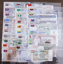 Lot Of 52  World Banknotes