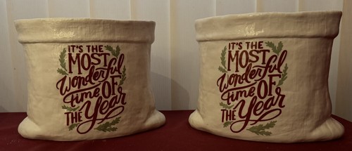 Pair christmas planter - planter, sweet