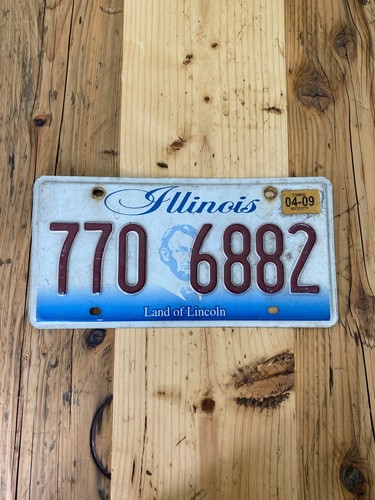 Vintage illinois land - illinois, of