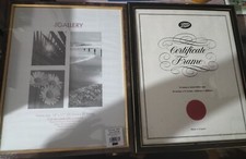 2 x Photo Frames ( 1 x Walnut