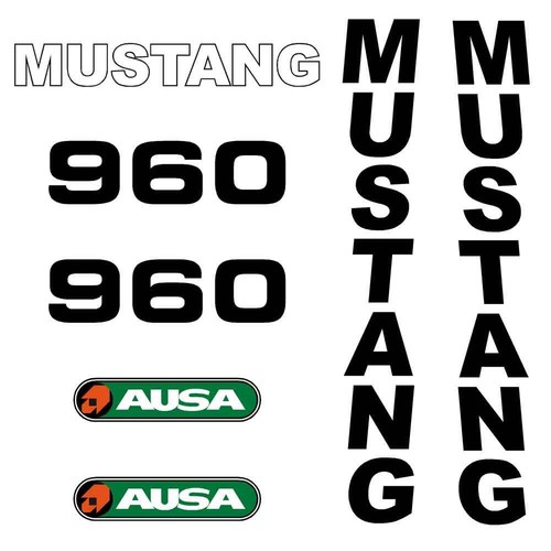 Mustang 960 decals - mustang, stickers