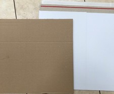 12" LP WHITE BUDGET 350GSM