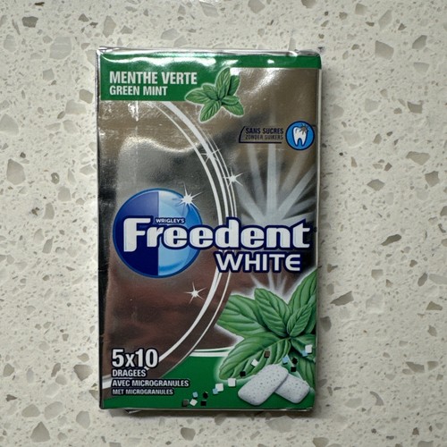 Freedent spearmint chewing gum - spearmint,