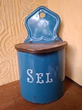 Vintage French Enamelled Salt