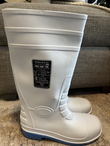 Portwest fw95 white pvc - portwest, s5