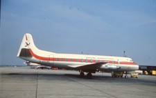 UNMOUNTED 35mm Aircraft slide G-AVJB Kestrel Vickers Viscount 815 C1973 #8943