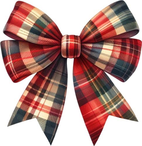 Christmas coquette bow wall - christmas,