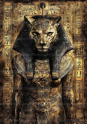 Sekhmet egyptian lion - sekhmet, goddess
