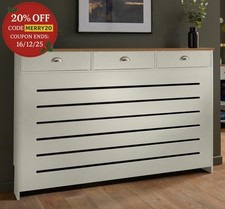 Cream Radiator Cover Cabinet