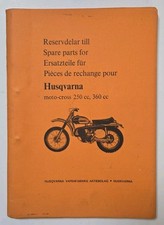 GOOD CONDITION GENUINE HUSQVARNA 250cc & 360cc SPARE PARTS BOOKLET 1968 MODELS