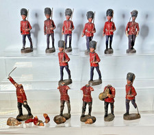 Elastolin Hausser German composite GUARDS JOB LOT 7CM SCALE rare 13 figures