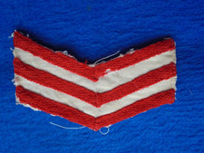 WWII ROYAL MARINES SERGEANT CHEF WORKING DRESS STRIPES, CHEVRONS