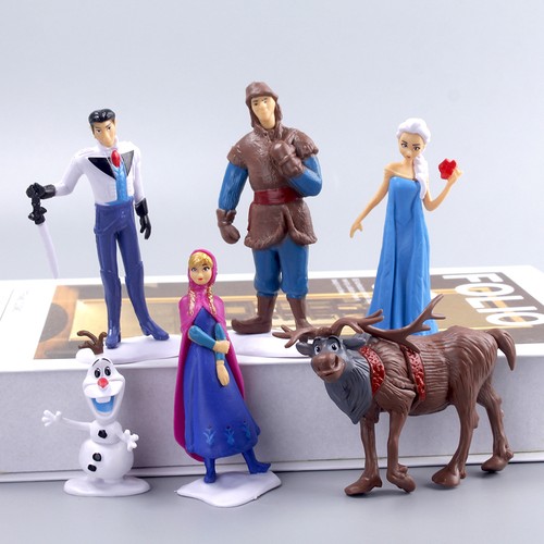 6pcs set frozen elsa - elsa, anna
