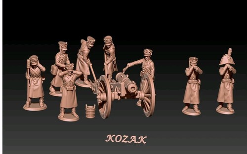 Napoleonic russian foot - 1:72,