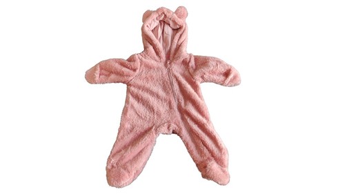 Pink new born baby - new, fleece