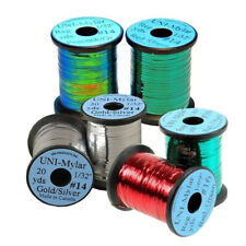 Uni-Mylar Tinsel | 2-Tone | Choice of Colours & Sizes | Fly Tying Tinsel